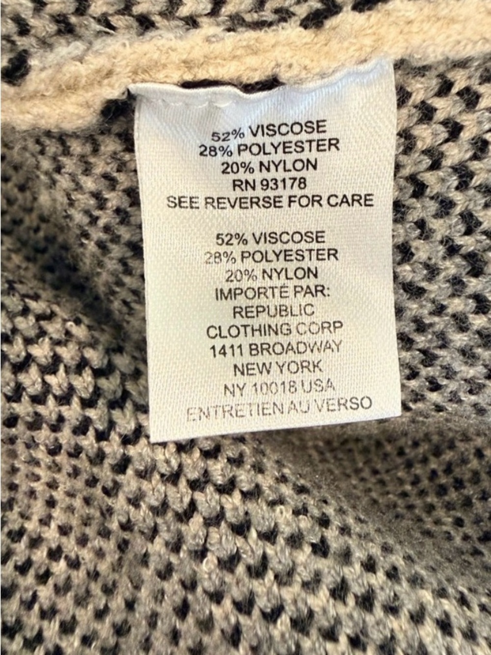 Gorgeous Truth By Republic Geometric/ Argyle Sweater - Picture 6 of 6